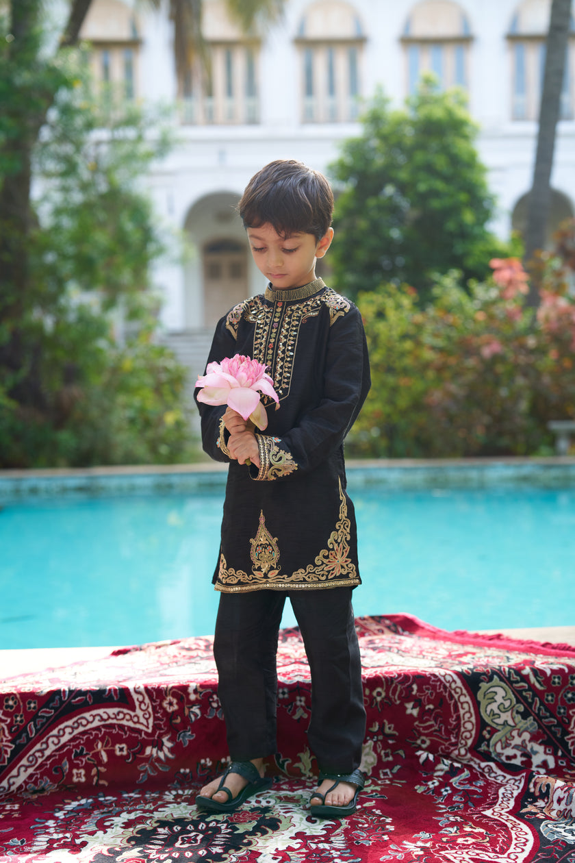 Shahenshah Pure Silk Kurta Pajama Set
