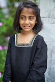 Shahzadi Girls Pure Silk Kurta Palazzo Set