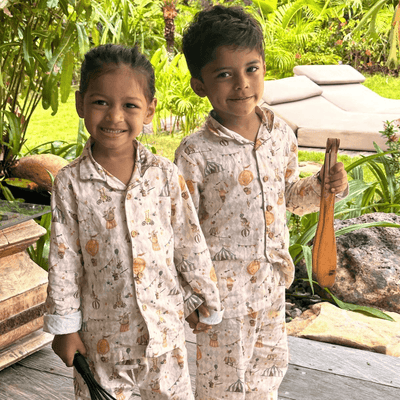 Circus Inspired Premium Italian Cotton Night Suit