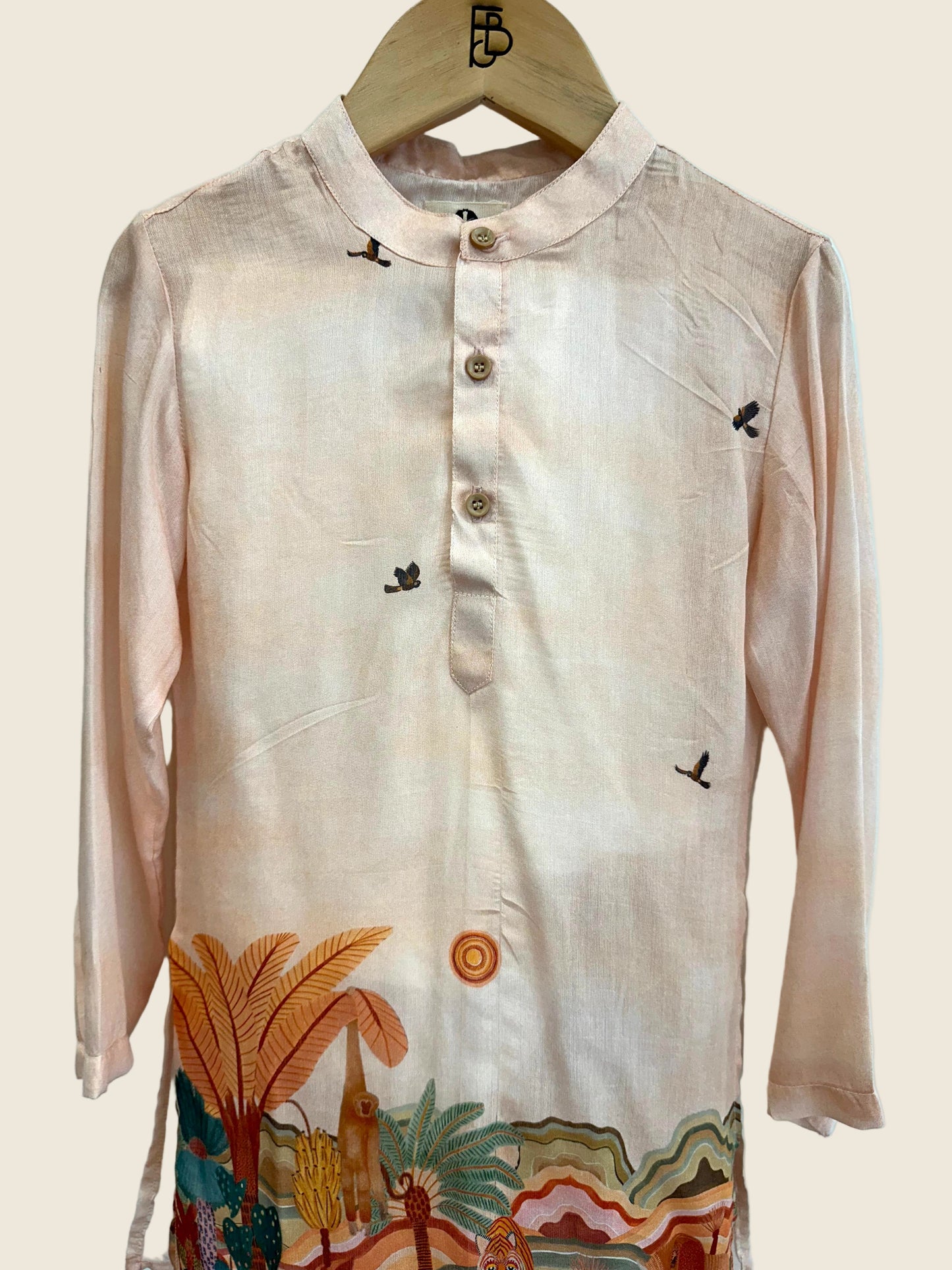 Savannah Themed Kurta Pajama Set