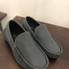 Leather Loafers - Grey Colour