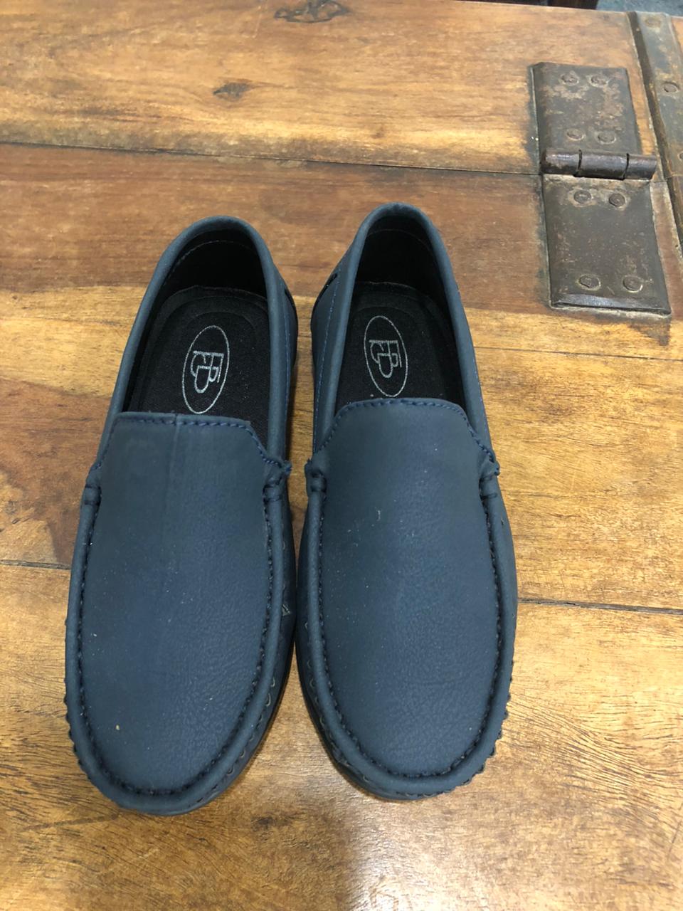 Leather Loafers - Blue Colour
