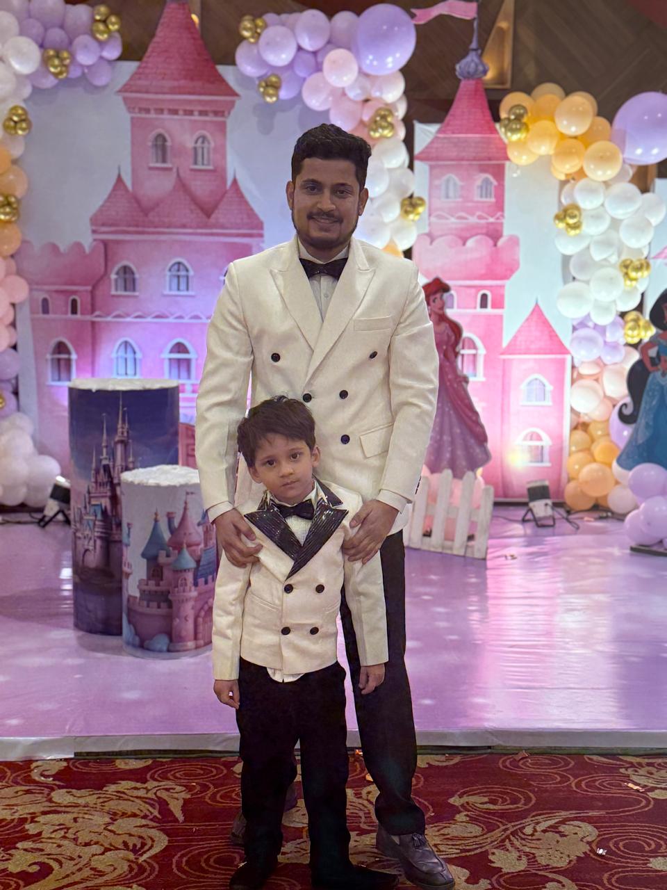 Imperial Ivory Double Breasted Blazer Set