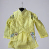 Pearls embedded Waterlife Pure Muslin Silk Koti Kurta Pajama Set - Funny Bones Clothings