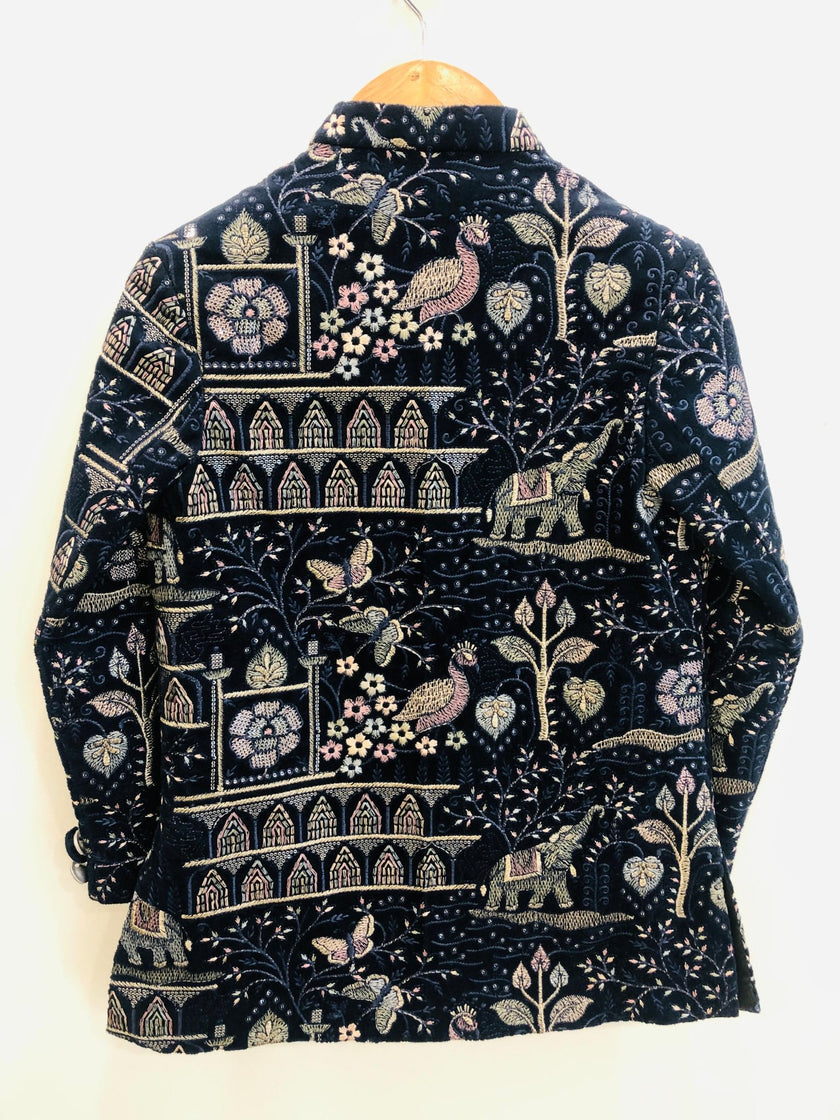 Ananatak Themed Embriodered Premium Velvet Sherwani Set - Funny Bones Clothings