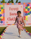 Ancient Valley Appliqué Handwork Premium Linen Dress - Funny Bones Clothings