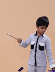 Cargo Pocket Style Grey Color Pure Linen Shirt - Funny Bones Clothings