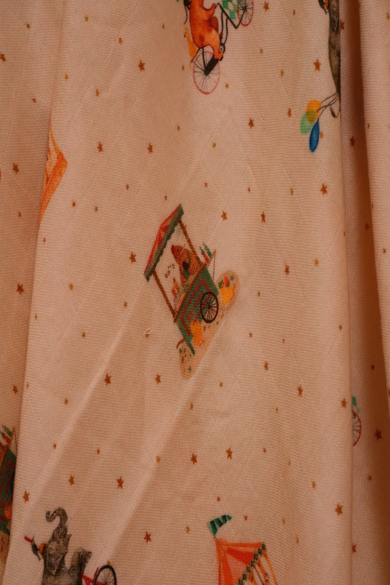 Circus Themed Bamboo Muslin Cotton Blanket - Funny Bones Clothings