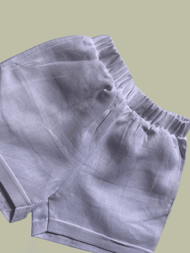 Classic Unisex Solid Purple Color Pure Linen Shirt - Funny Bones Clothings