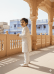 Darbaar-e-Noor Long Jodhpuri Set - Funny Bones Clothings