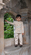 Deer Work Premium Velvet Jodhpuri Bandgala with Pants - Funny Bones Clothings