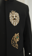 Dynasty of the Wild handwork premium Black Jodhpuri Ensemble - Funny Bones Clothings