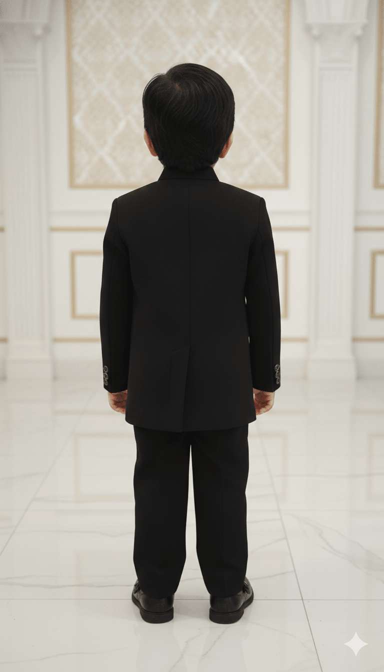 Dynasty of the Wild handwork premium Black Jodhpuri Ensemble - Funny Bones Clothings