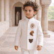 Dynasty of the Wild handwork premium White Jodhpuri Ensemble - Funny Bones Clothings