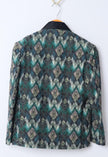 Embroidery Styled Jacquard Blazer Set - Funny Bones Clothings