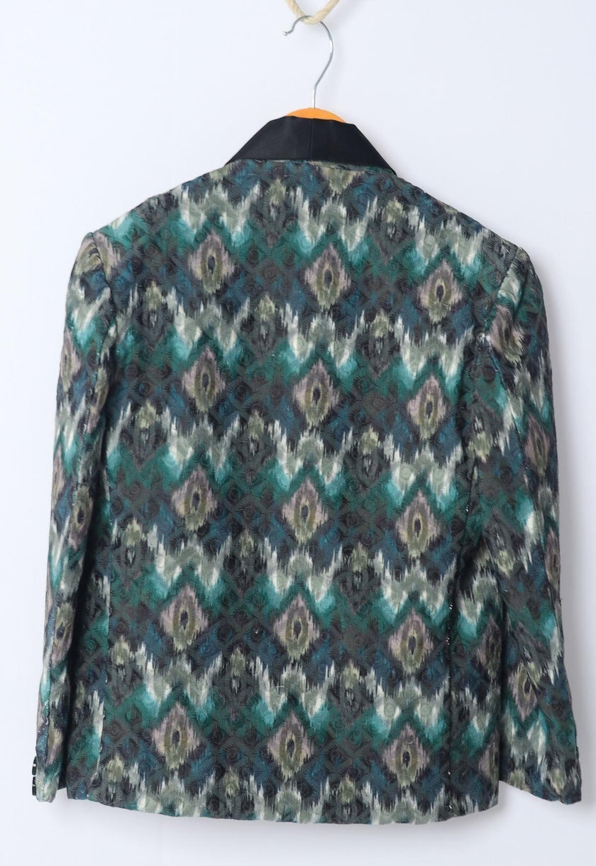 Embroidery Styled Jacquard Blazer Set - Funny Bones Clothings