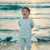 Box Pleated Sky Blue Color Shirt Linen