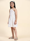 Fireballs Print Pure Linen Dress - Funny Bones Clothings