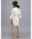 Flamingo Print Premium Quality 100% Cotton Bathrobe - Funny Bones Clothings