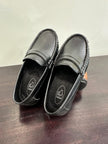 Formal Leather Shoes - Black Colour - Funny Bones Clothings