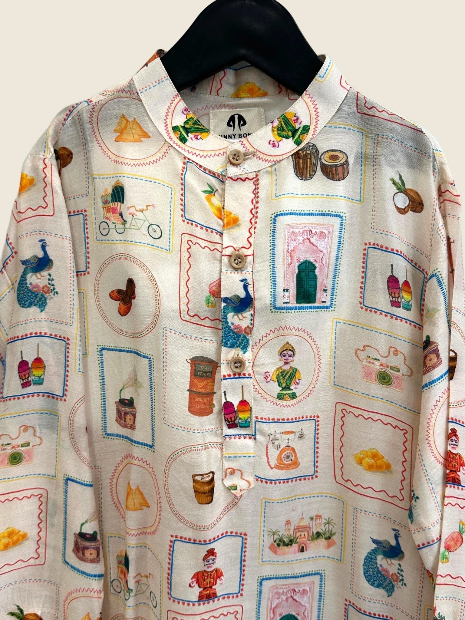 Frames Of Roots Muslin Silk Kurta Pajama Sets - Funny Bones Clothings
