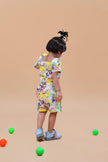 Fruit and Punch Printed Pure Linen Jumpsuit - Funny Bones Clothings