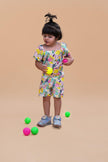Fruit and Punch Printed Pure Linen Jumpsuit - Funny Bones Clothings