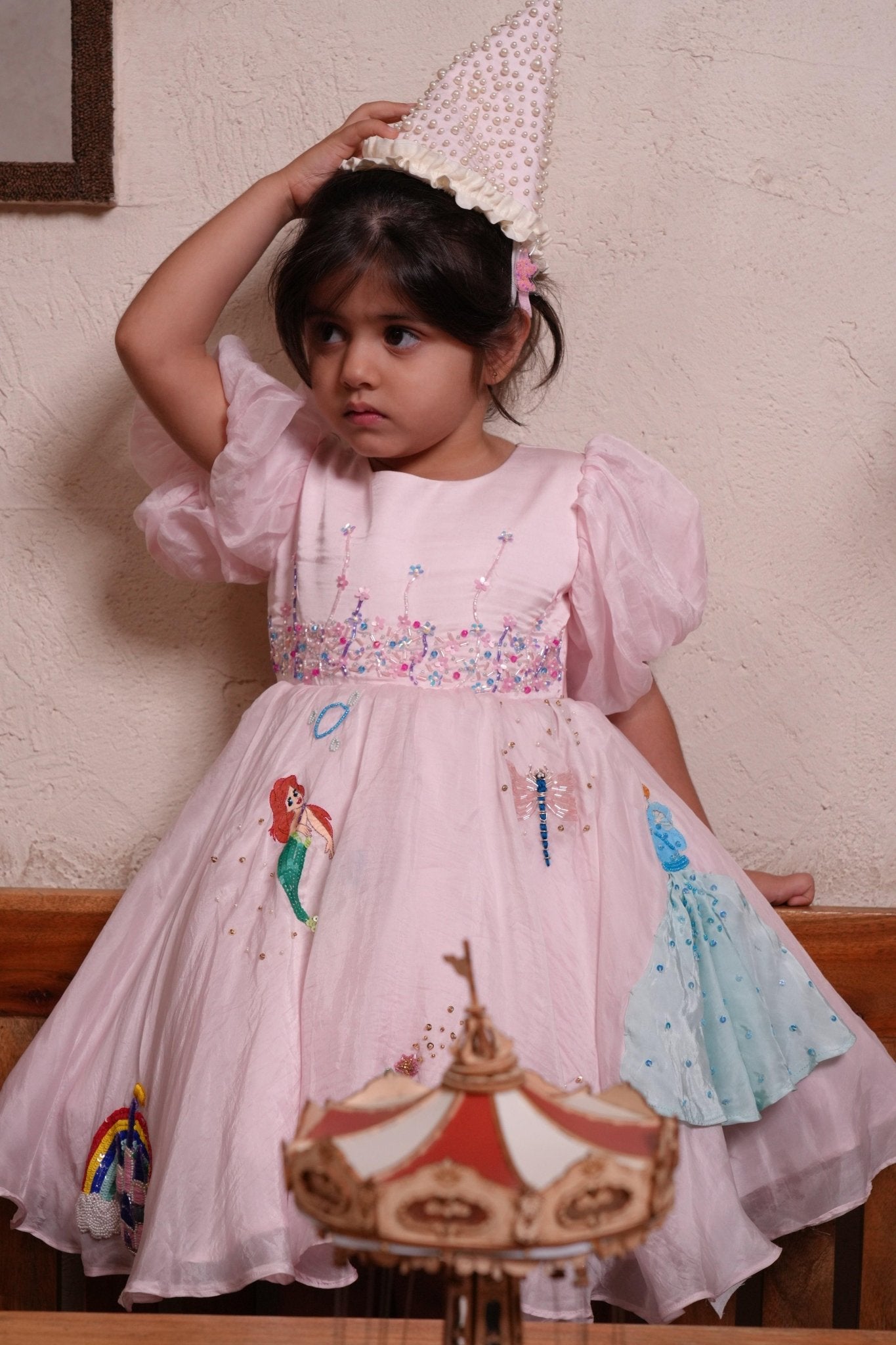 Handcrafted Majestic Marmarid Fantasy Princess Dress - Funny Bones Clothings