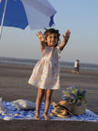 Icecream and Candies Print Pure Linen Dress - Funny Bones Clothings
