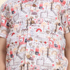 Red Car Print Vestiario's Blend Linen Co-ords - Funny Bones Clothings