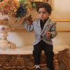 Dino Printed Pure Linen Blazer Set - Funny Bones Clothings
