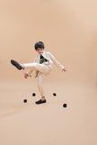 Jacket Pants Styled Pure Linen Co-ords (Beige Colour) - Funny Bones Clothings