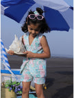 Jacket Shorts Enlightened Tiger Print Pure Linen Co-ords - Funny Bones Clothings