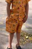 Jungle Jamboree Boys Co-ord Set | Pure Linen - Funny Bones Clothings