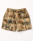 Jungle Odyssey Print Premium Linen Top & Shorts - Funny Bones Clothings