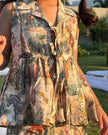 Jungle Odyssey Print Premium Linen Top & Shorts - Funny Bones Clothings