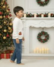 Kids' Festive Threadwork Appliqué Jumper - Funny Bones Clothings