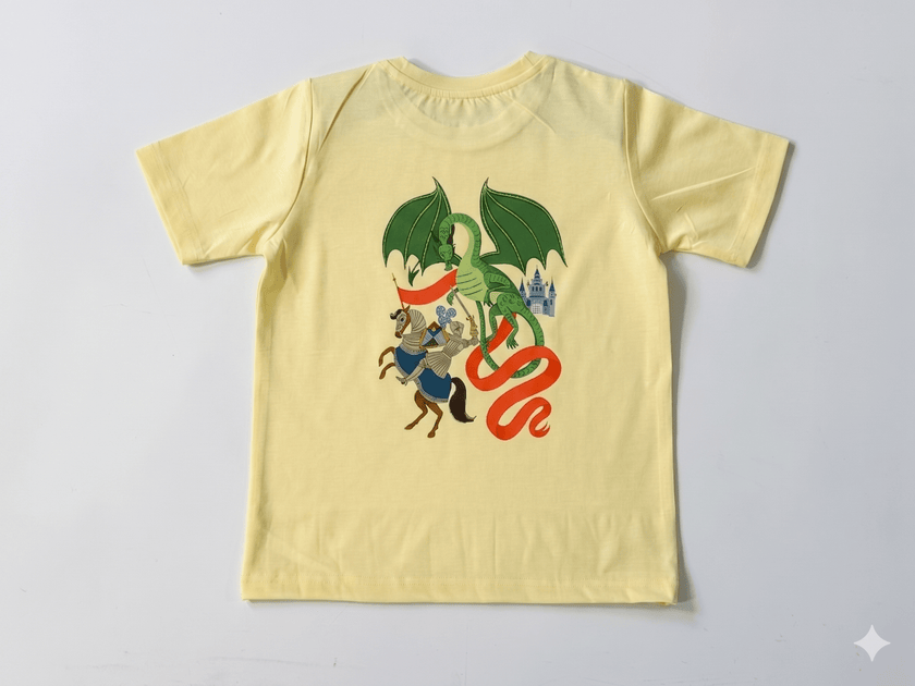 Knight and the dragon Printed Premium Coord Set - Funny Bones Clothings