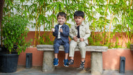Korean Themed Jacket Cargo Pants Set ( Charcoal Grey ) - Funny Bones Clothings