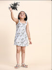 Leopard Print Pure Linen Dress - Funny Bones Clothings