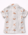 Little Sky Glider Print Premium Linen Coord Set - Funny Bones Clothings