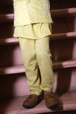 Lumin Weave Pure Cotton Koti Kurta Pajama Set - Funny Bones Clothings