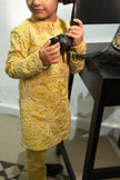 Lumin Weave Pure Cotton Kurta Pajama Set - Funny Bones Clothings