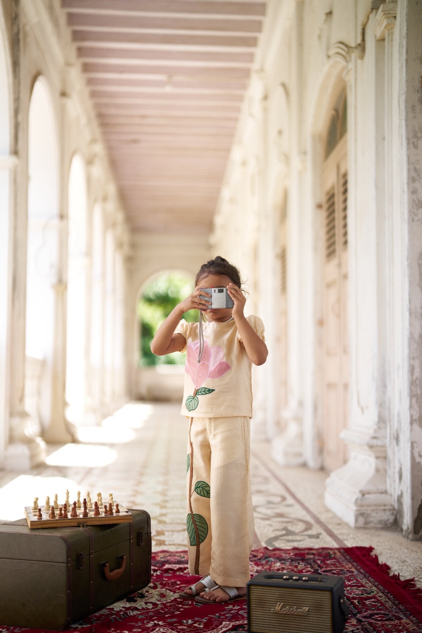 Magnolia Garden Girls Co-ord Set - Funny Bones Clothings