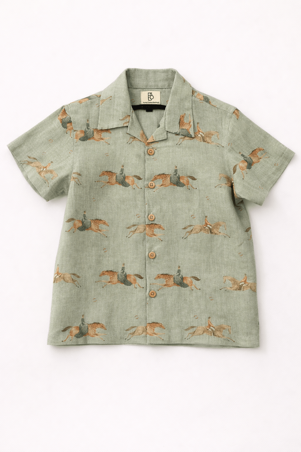 Mare & Stallion Print Premium Linen Coord Set - Funny Bones Clothings