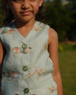 Mare & Stallion Print Premium Linen Coord Set - Funny Bones Clothings