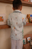 Nature Flights Pure Linen Blazer Set - Funny Bones Clothings
