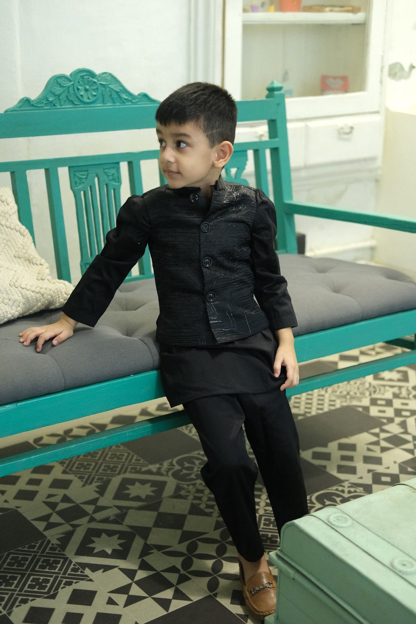 Noirleaf Koti Kurta Pajama Set - Funny Bones Clothings