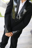 Obsidian Shine Signature Black Blazer Set - Funny Bones Clothings
