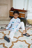 Ocean Whisper Pure Muslin Silk Kurta Pajama Set - Funny Bones Clothings